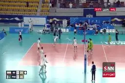 والیبال جوانان ایران برابر پاکستان/ ایران  ۲۵ _ پاکستان ۲۱ + ویدیو