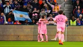 اینترمیامی با درخشش مسی صعود کرد