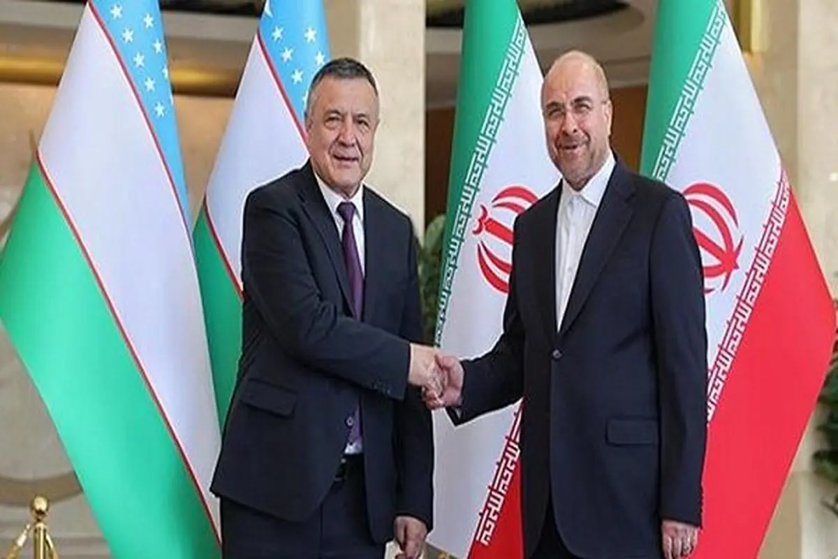 Iran, Uzbekistan parliament speakers hold meeting in Tehran