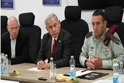 جلسه نتانیاهو با وزیر دفاع و رئیس ستاد مشترک ارتش درباره پاسخ به ایران