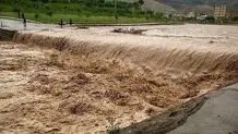 سیل در برخی مناطق چالوس و نوشهر 
