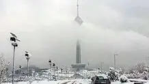 پایتخت برفی می‌شود
