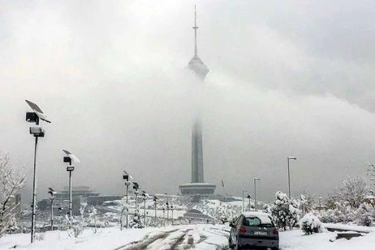 پایتخت برفی می‌شود