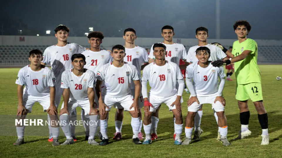 آغاز مسیر نوجوانان ایران برای جام ملت‌ها؛ مصاف با چین‌تایپه در گام اول

