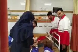 اولین تصاویر از امدادگران مصدوم سانحه بالگرد امدادی اشترانکوه / حال تمامی مصدومان مساعد است + ویدئو