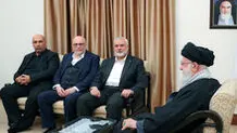 دیدار اسماعیل هنیه رئیس دفتر سیاسی حماس با رهبر انقلاب