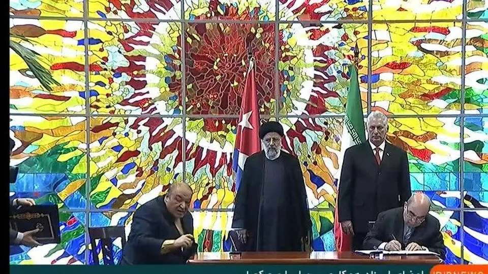  امضای ۶ سند همکاری بین ایران و کوبا