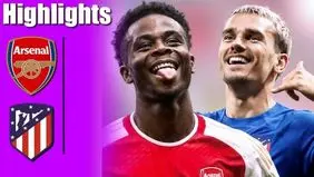 خلاصه بازی آرسنال مقابل اتلتیکومادرید را ببینید+ ویدئو