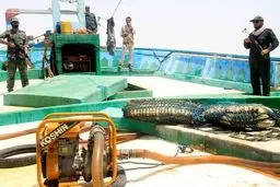 IRGC Navy seize vessel carrying smuggled fuel in Persian Gulf