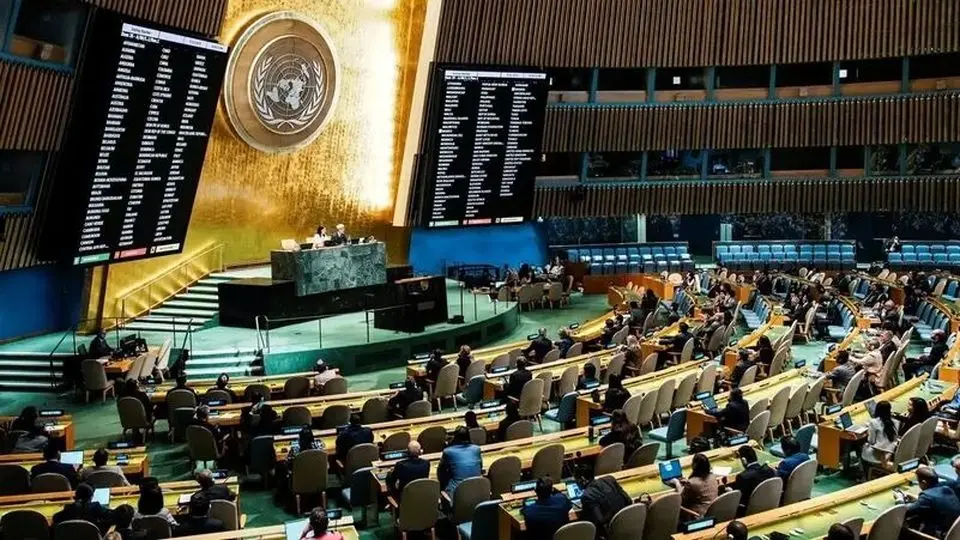 پیش نویس قطعنامه سازمان ملل درباره تشکیل کشور فلسطین تصویب شد