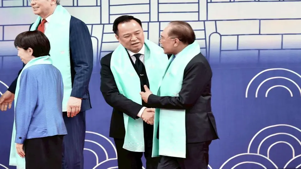 دیدار رهبران چین و کره جنوبی بعداز ۱۱ سال