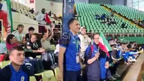 شادی ملی‌پوشان تکواندو ایران از کسب مدال طلای زندی + ویدیو