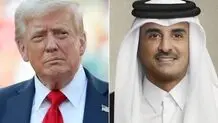 تماس تلفنی امیر قطر و ترامپ با محور کاهش تنش‌های منطقه‌ای