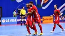 صعود ایران به رتبه ششم رده‌بندی تیم‌های ملی فوتسال جهان