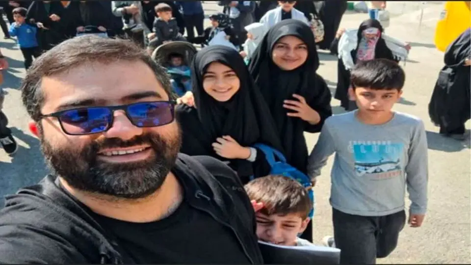 اسماعیل سقاب اصفهانی در غم از دست دادن همسر و دخترش نوشت