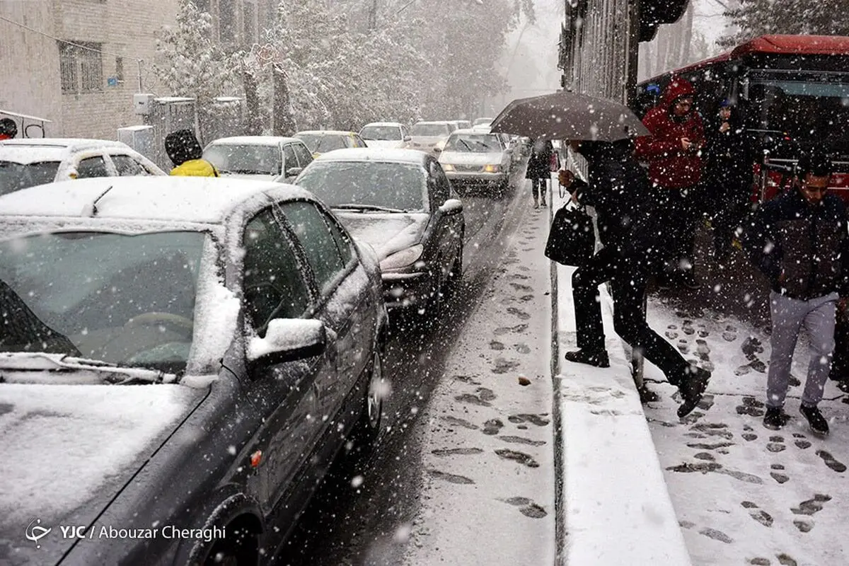 بارش گسترده برق در تهران آبان ۱۳۹۸ + عکس