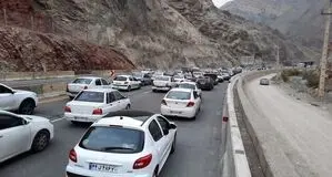 اطلاعیه درباره یک طرفه شدن جاده چالوس