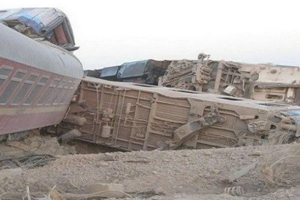 مقصران حادثه واژگونی قطار مشهد-یزد معرفی می شوند