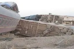 مقصران حادثه واژگونی قطار مشهد-یزد معرفی می شوند