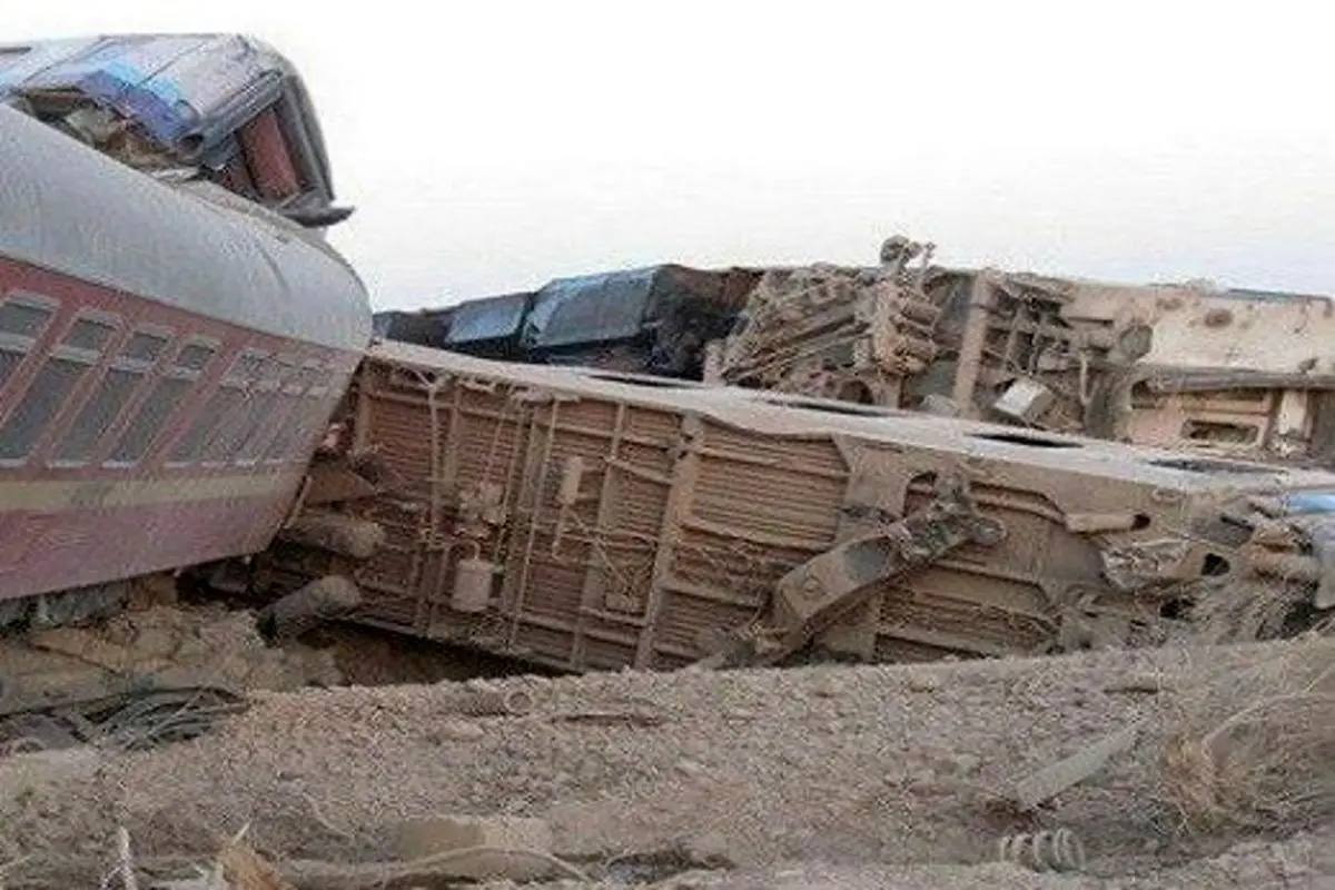 مقصران حادثه واژگونی قطار مشهد-یزد معرفی می شوند