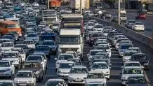 ترافیک سنگین در جاده های تهران
