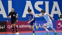 نتیجه بازی فوتسال افغانستان مقابل ژاپن/ سامورایی‌ها به نیمه نهایی رسیدند