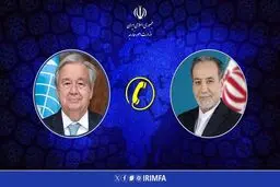 عراقچی با گوترش دبیرکل سازمان ملل گفتگو کرد 