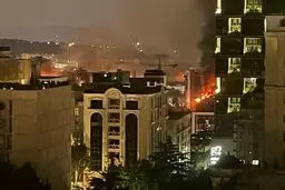 ستاد وزارت دفاع در تهران هدف حمله قرار گرفت

