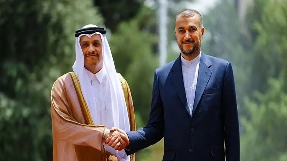 گفت‌وگوی امیرعبداللهیان با نخست‌وزیر قطر

