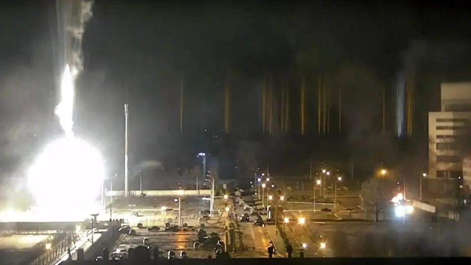 انفجار بزرگ در نزدیکی نیروگاه هسته‌ای در اوکراین