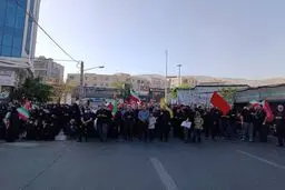 آغاز تشییع پیکر داماد رهبر شهید، در غرب تهران