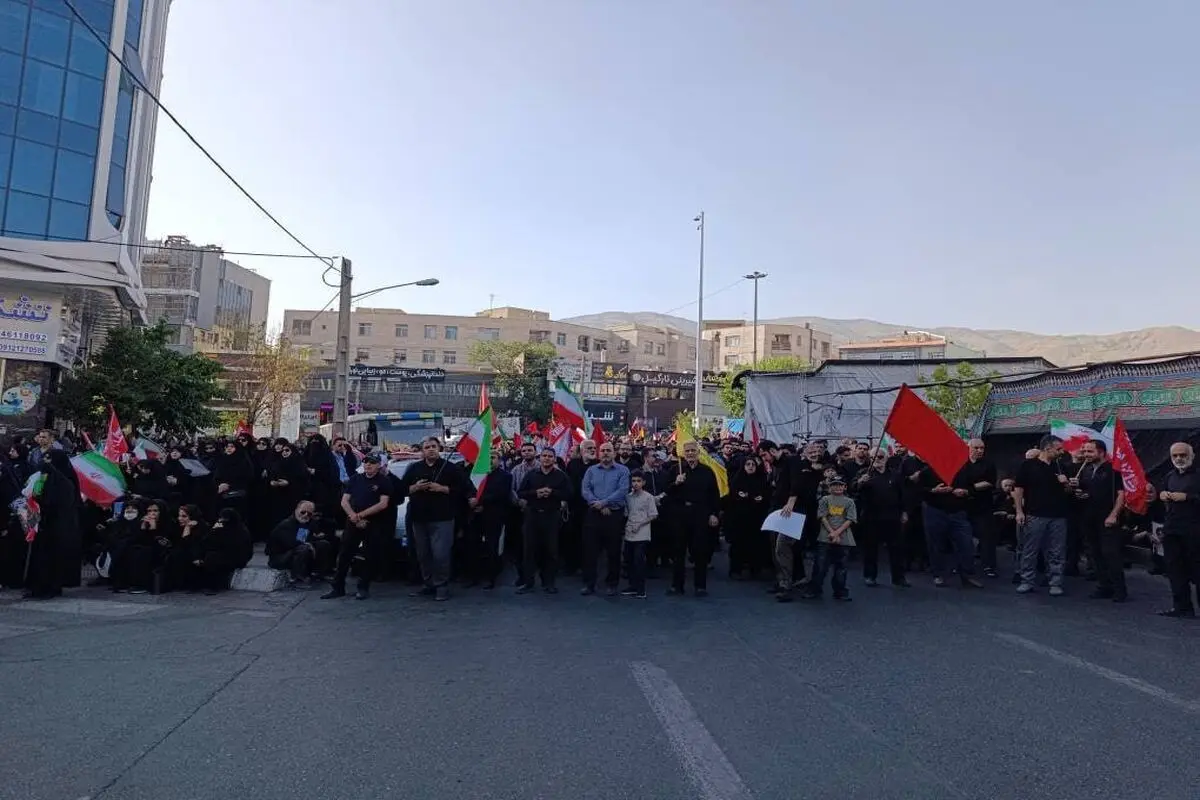 آغاز تشییع پیکر داماد رهبر شهید، در غرب تهران
