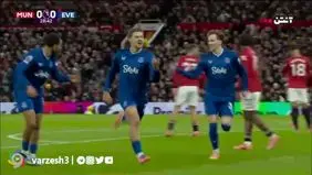 گل اول اورتون به منچستریونایتد+ ویدئو