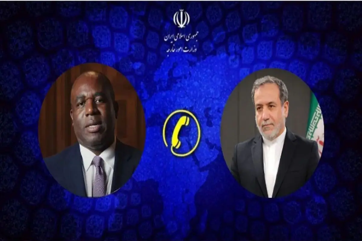 گفتگوی تلفنی عراقچی با وزیر خارجه انگلیس 