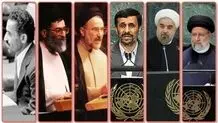 تعداد هیات همراه روسای جمهور قبلی در سفر به نیویورک