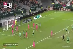 گل دوم بتیس به بارسلونا+ ویدئو