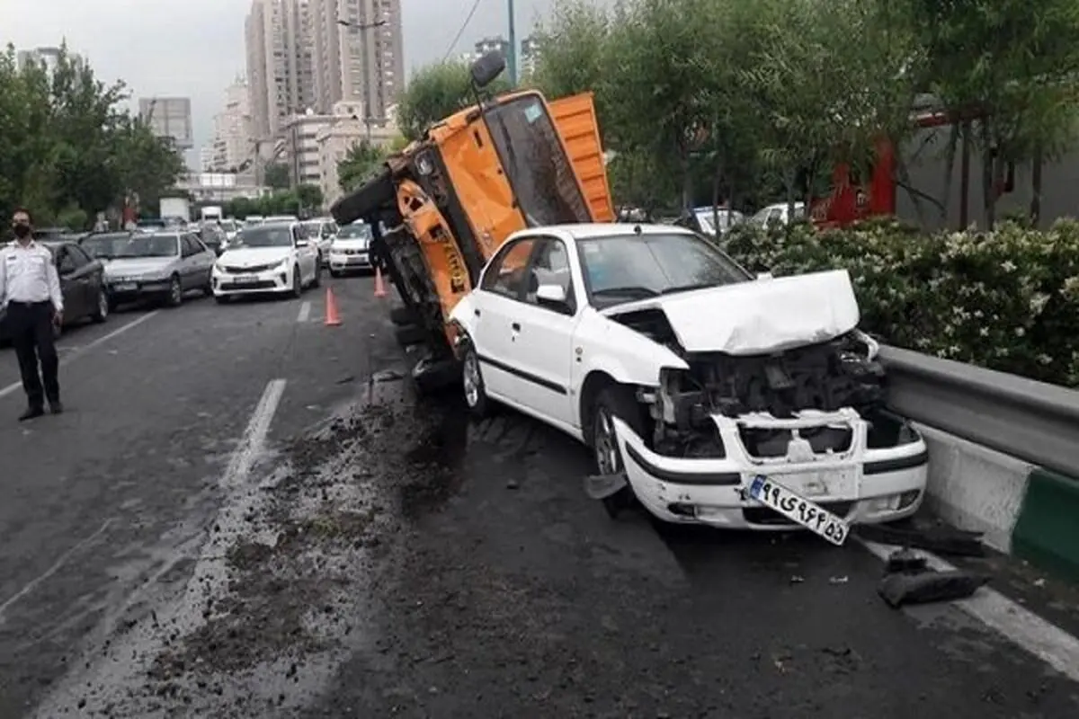 زلزله تصادفات در تهران

