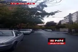 ویدئویی از اولین بارش باران پاییزی در تهران