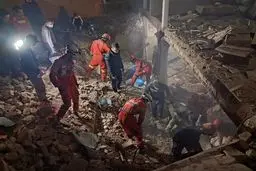 انفجار یک ساختمان در قم / یک نفر کشته و ۵ نفر مصدوم شدند