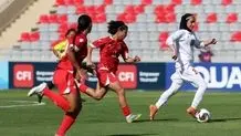 پوستر AFC  برای صعود زنان فوتبال ایران به جام ملت های آسیا