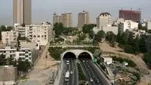 باند جنوبی تونل رسالت امشب مسدود است