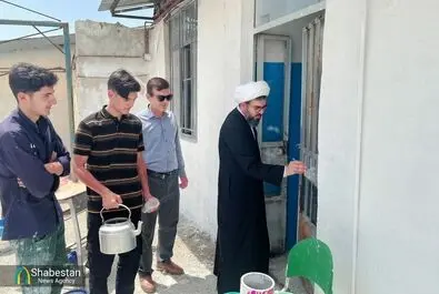 بازدید امام جمعه الیگودرز از فعالیت گروه جهادی دانشجویی شهید رجایی