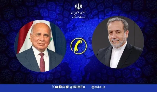 تماس تلفنی وزرای خارجه ایران و عراق درباره مذاکرات هسته ای