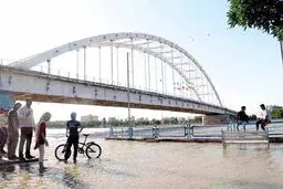 منظر کارون؛ ازدحام خودروها