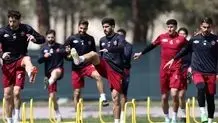 فوتبالیست‌های سندروم داون در تمرین پرسپولیسی‌ها