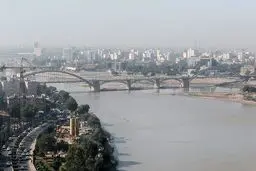 شاخص آلودگی هوا خوزستان امروز سه شنبه ۱۳ آبان ۱۴۰۴/ هوای ۱۳ شهر ناسالم شد