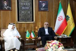 رئیس منظمة الحج والزیارة الإیرانیة یلتقی السفیر السعودی فی طهران