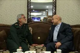 دیدار سردار قاآنی با قالیباف

