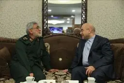 دیدار سردار قاآنی با قالیباف

