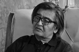 مسعود ده‌نمکی به مراسم تشییع رضا رویگری رفت + عکس